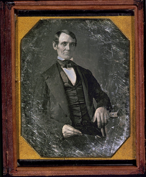 Abraham Lincoln In Daguerreotype By Nicholas H. Shepherd Taken Between 1846-47 History - Item # VAREVCHISL006EC024