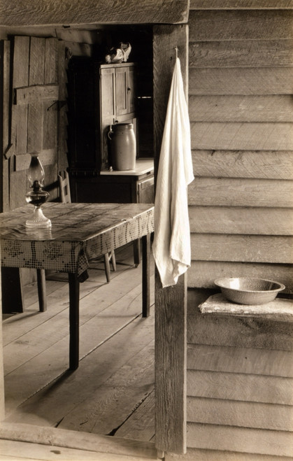 A Washstand In The Dog Run And View Into The Kitchen In The Home Of Floyd Burroughs History - Item # VAREVCHCDLCGCEC731