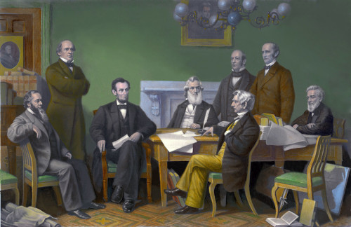 The First Reading Of The Emancipation Proclamation Before The Cabinet History - Item # VAREVCHISL007EC530
