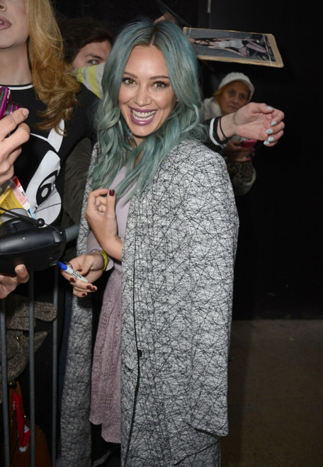 Hilary Duff Out And About For Celebrity Candids - Mon, Good Morning America, New York, Ny March 30, 2015. Photo By Derek StormEverett Collection Celebrity - Item # VAREVC1530H01XQ005