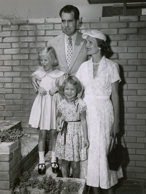 Vice President Richard Nixon With His Family On Vacation In Australia. 1953. History - Item # VAREVCHISL032EC153