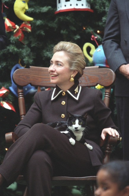 First Lady Hillary Rodham Clinton And Socks The Cat. Dec. 13 History - Item # VAREVCHISL039EC957 First Lady Hillary Rodham Clinton And Socks The Cat. Dec. 13 History - Item # VAREVCHISL039EC957