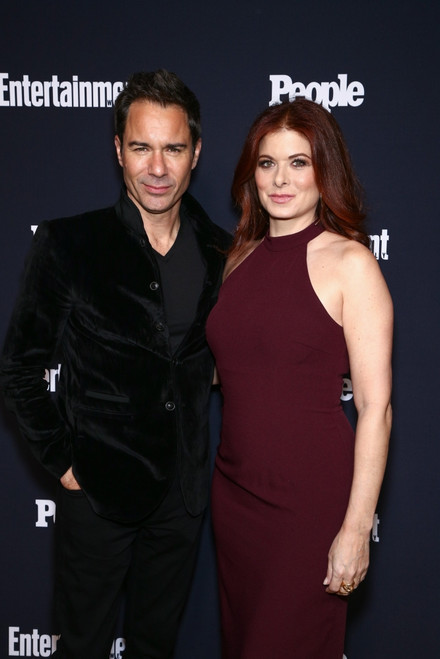 Eric Mccormack, Debra Messing At Arrivals For Entertainment Weekly X People Magazine Ny Upfront Party, L'Amico Nyc, New York, Ny May 15, 2017. Photo By John NacionEverett Collection Celebrity - Item # VAREVC1715M07D4043