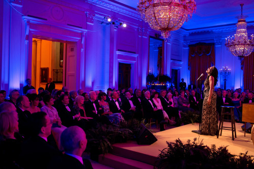 Audra Mcdonald Performs At The White House During The National Governors Association Dinner. Feb. 24 History - Item # VAREVCHISL039EC840
