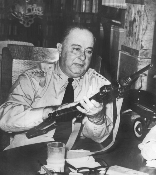 Nicaragua President Anastasio Somoza Challenged Pres. Figueres Of Costa Rica To A Duel. Jan. 12 History - Item # VAREVCCSUB002CS384