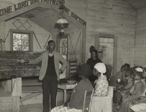 Teacher Conducting School In A Baptist Church History - Item # VAREVCHISL035EC911