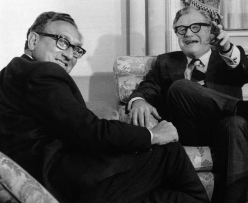 Ford Presidency. Secretary Of State Henry Kissinger And Vice President Nelson Rockefeller History - Item # VAREVCPBDHEKIEC007