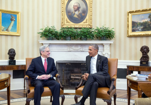 President Barack Obama Meets With Chief Judge Merrick B. Garland History - Item # VAREVCHISL043EC773