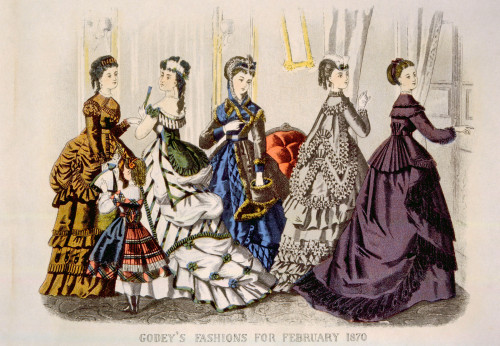 Women'S Fashions From 'Godey'S Lady'S Book' For February History - Item # VAREVCH4DFASHEC044