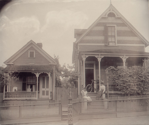African American Boy Seated On Porch Of House History - Item # VAREVCHCDLCGBEC516
