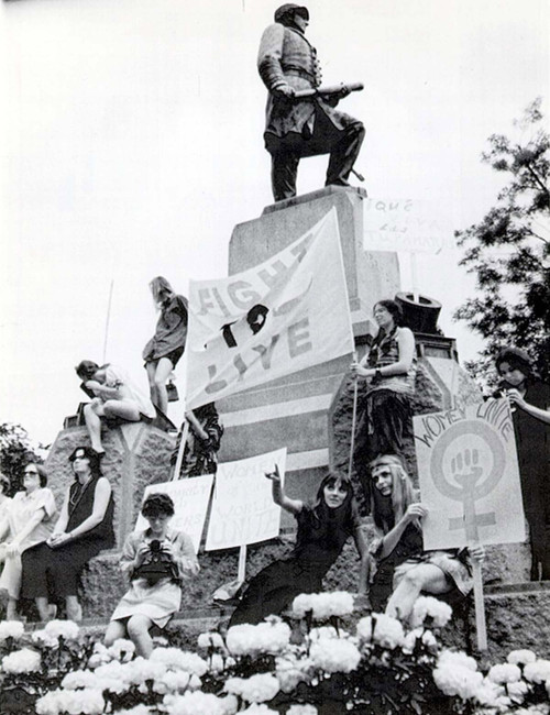 Women'S Liberation-Members Of The Women'S Liberation Movement In