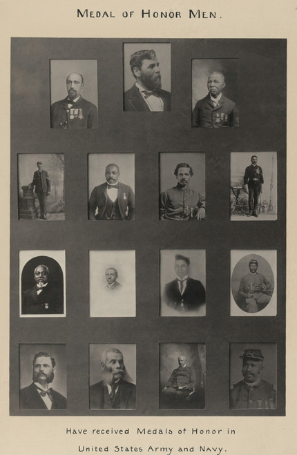 Portraits Of 15 African American Soldiers And Sailors Who Were Awarded Congressional Medals Of Honor In The 19Th Century. Sgt. John S. Lawson History - Item # VAREVCHISL014EC159