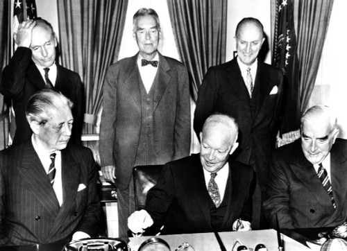 President Eisenhower Meets With British Prime Minister Harold Macmillan - Item # VAREVCCSUA000CS211