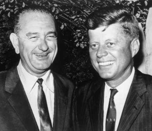 Senator Lyndon B. Johnson Of Texas And Senator John F. Kennedy Of Massachusetts History - Item # VAREVCP4DLYJOEC002