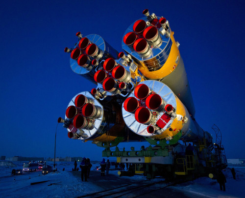 The Soyuz Tma-03M Spacecraft To On Its Way To The Launch Pad At The Baikonur Cosmodrome History - Item # VAREVCHISL034EC026