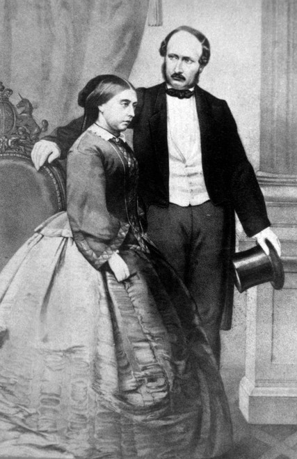 Queen Victoria And Prince Albert. Queen Victoria Ruled Great Britain From 1837-1901. Picture 1840. History - Item # VAREVCH4DQUVIEC005