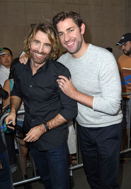 Sharlto Copley, John Krasinski Out And About For Celebrity Candids - Wed, , New York, Ny August 17, 2016. Photo By Derek StormEverett Collection Celebrity - Item # VAREVC1617G01XQ001