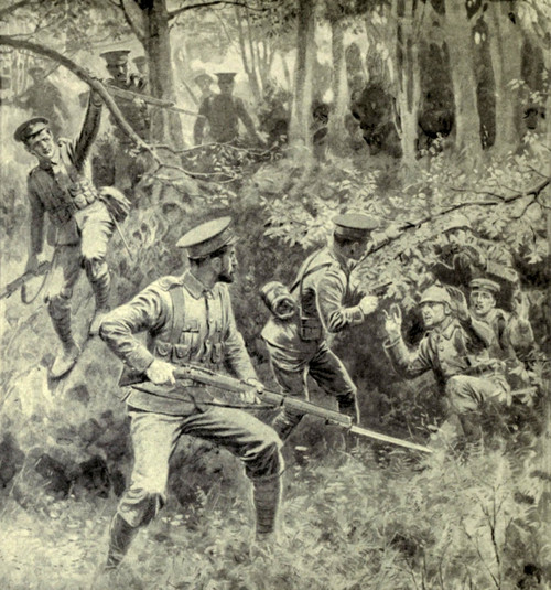 World War 1. British Soldiers Accepting The Surrender Of Starving German Soldiers Who Were Stranded Without Food Or Ammunition. When The Battle Of The Marne Ended In A German Retreat To Entrenched Positions History - Item # VAREVCHISL034EC866