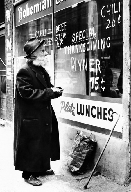 Chicago Homeless Man On Thanksgiving History - Item # VAREVCCSUA001CS003