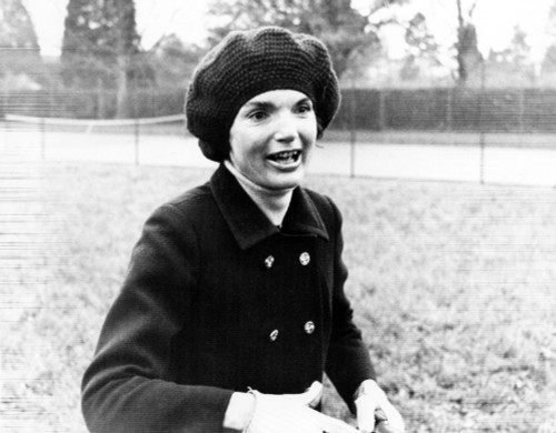 Jacqueline Kennedy Onassis On The Grounds Of Turville Grange History - Item # VAREVCPBDJAKECS029