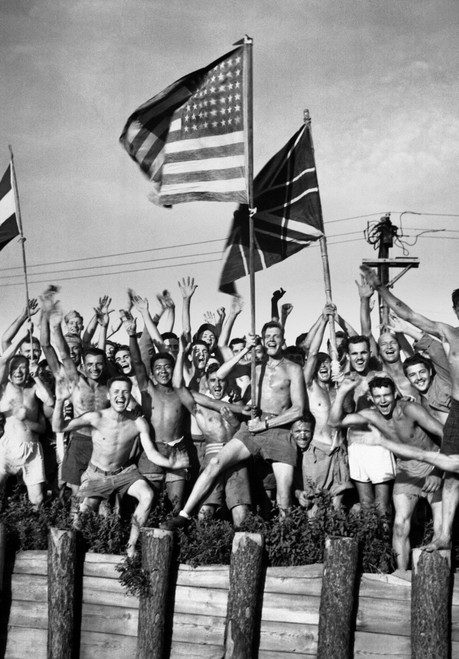 Thin Allied Prisoners Of War At Aomori Camp Near Yokohama History - Item # VAREVCHISL036EC970