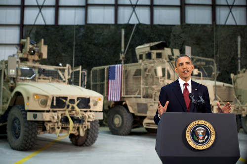 President Barack Obama Addresses The Nation From Bagram Air Field History - Item # VAREVCHISL039EC661