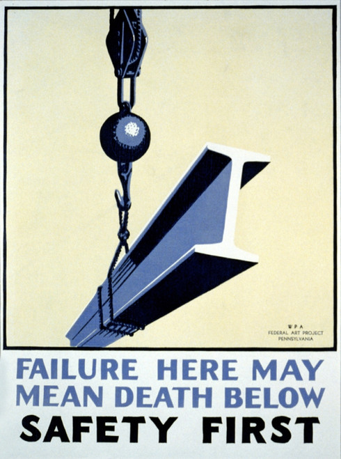 Poster Promoting Safety In The Workplace History - Item # VAREVCHCDLCGBEC556