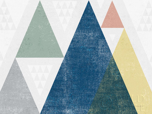 Mod Triangles I Soft Crop Poster Print by Michael Mullan - Item # VARPDX33787