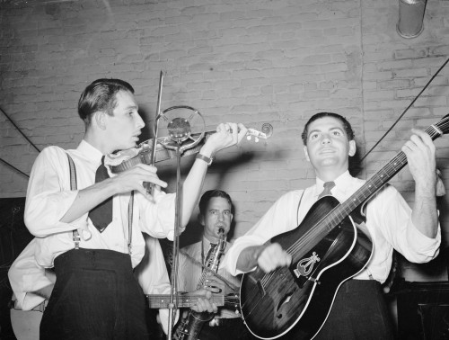 Cajun Musicians At Fais-Do-Do At National Rice Festival. Crowley History - Item # VAREVCHISL001EC307