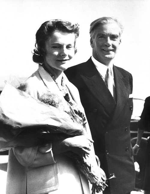 British Prime Minister Anthony Eden With Wife History - Item # VAREVCPBDANEDCS001
