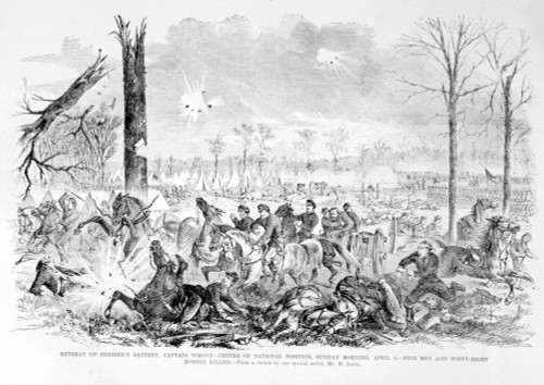 Retreat Of Dressler'S Battery History - Item # VAREVCH4DCIWAEC051