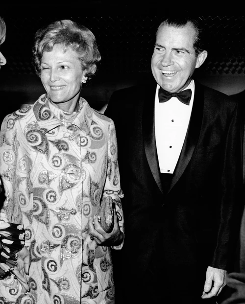 Pat Nixon Winks At A Friend. She And Her Husband History - Item # VAREVCCSUA000CS494