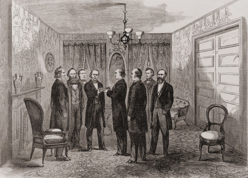 Vice President Andrew Johnson Taking Presidential Oath Of Office History - Item # VAREVCHISL043EC719