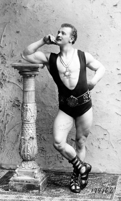 Eugen Sandow Strong Man And Body Builder History - Item # VAREVCHCDLCGCEC310
