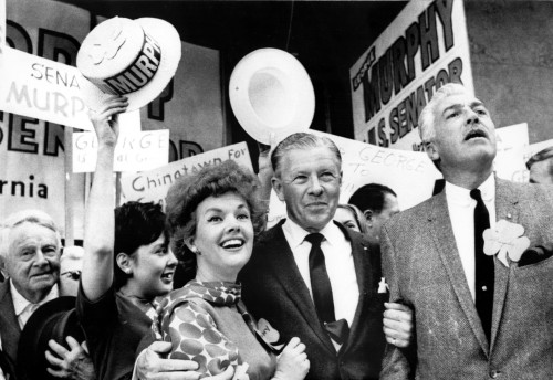Candidate George Murphy Campaigns In San Francisco To Be Elected Senator From California History - Item # VAREVCPBDGEMUEC003