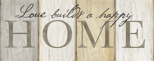 Love Builds Home Neutral Sign Poster Print by Cynthia Coulter - Item # VARPDXRB12428CC