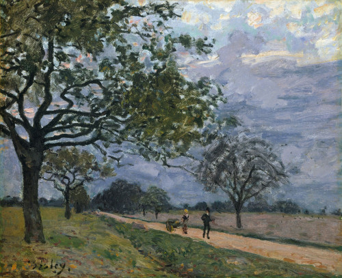 The Road From Versailles To Louveciennes Fine Art - Item # VAREVCHISL044EC548