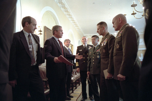 President George W. Bush With Chiefs Of Staff History - Item # VAREVCHISL039EC928