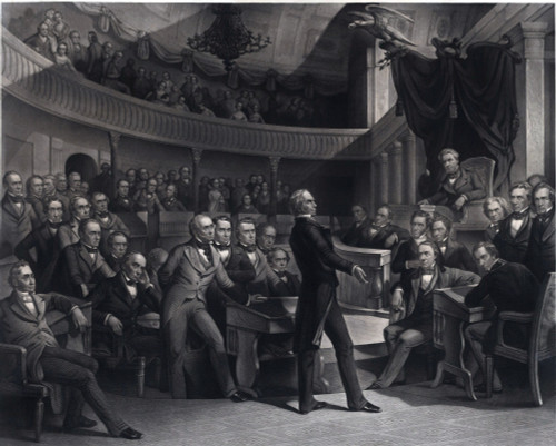 Henry Clay Addressing The U.S. Senate To With His Plan History - Item # VAREVCHISL005EC255
