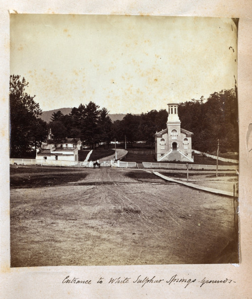 The Greenbrier. Entrance To White Sulphur Springs History - Item # VAREVCHCDLCGCEC192