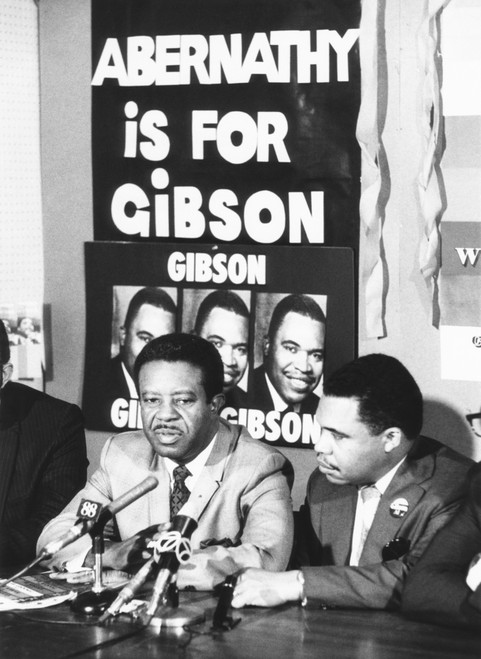 Rev. Ralph Abernathy And Endorsed Kenneth Gibson For Mayor Of Newark History - Item # VAREVCCSUB001CS762