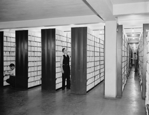 Federal Workers In The Patent Office File Room History - Item # VAREVCHISL035EC819