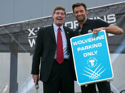 Hugh Hallman, Hugh Jackman At Arrivals For X-Men Origins Wolverine Premiere, Harkin'S Theaters Tempe Marketplace, Tempe, Az April 27, 2009. Photo By James AtoaEverett Collection Celebrity - Item # VAREVC0927APDJO020