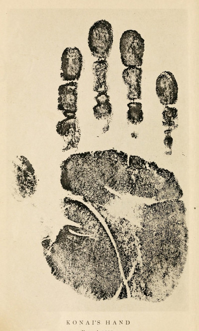 Hand Print From India. Sir William James Herschel History - Item # VAREVCHISL018EC094