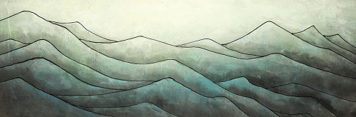 Desaturated Mountains Poster Print by Atelier B Art Studio - Item # VARPDXBEGLAN123