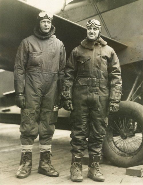 Col. Charles A. Lindbergh And Harry F. Guggenheim In Flight-Suits. Dec. 8 History - Item # VAREVCCSUB001CS927
