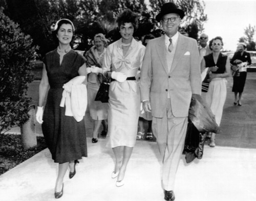 Kennedy Outing To Hialeah Race Track. L-R Janet Auchincloss Jacqueline Kennedy And Joseph Kennedy. Auchincloss Is Jacqueline'S Mother History - Item # VAREVCCSUA000CS790