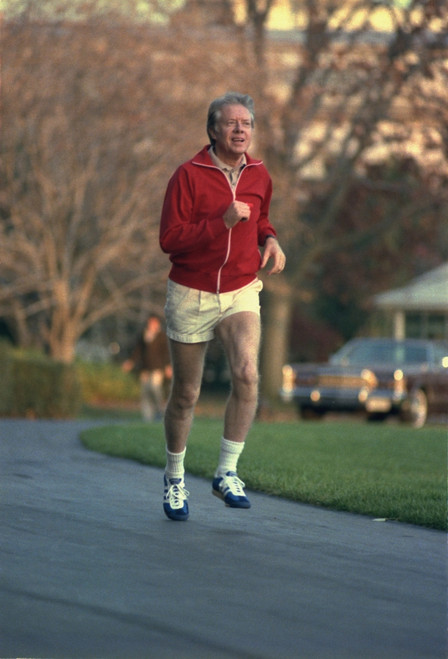 President Jimmy Carter Jogging. Nov. 20 1978. History - Item # VAREVCHISL029EC056