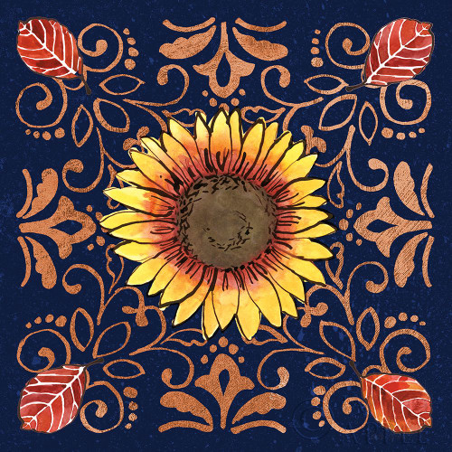 October Garden Vii Blue Poster Print by Beth Grove - Item # VARPDX39630