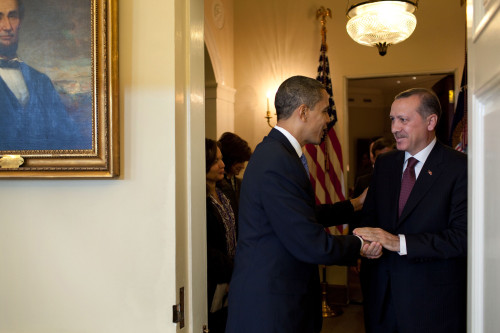 President Obama Welcomes Prime Minister Recep Tayyip Erdogan Of Turkey To The Oval Office. Dec. 7 2009. History - Item # VAREVCHISL026EC274 President Obama Welcomes Prime Minister Recep Tayyip Erdogan Of Turkey To The Oval Office. Dec. 7 2009. History - Item # VAREVCHISL026EC274